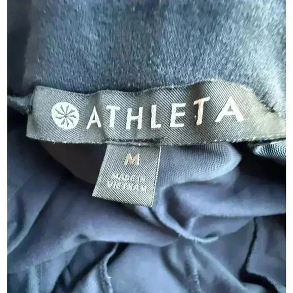 Athleta Metro Track Trim Jogger Women’s Size M Navy Captain Side Stripe - Picture 5 of 7